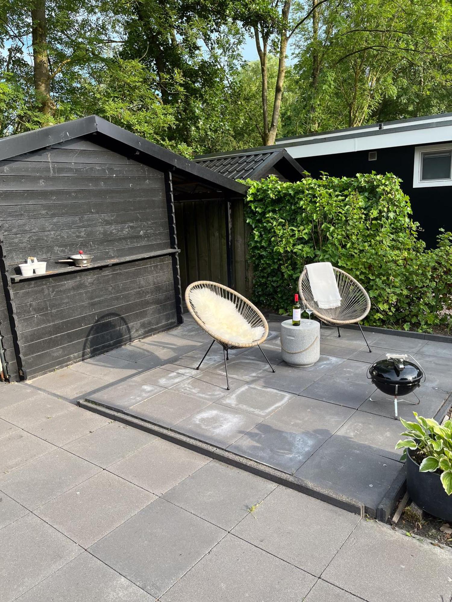 Luxe En Ruim Chalet Met Airco Bij Leekstermeer Matsloot Exterior foto